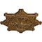 Ekena Millwork Antilles Ceiling Medallion (Fits Canopies up to 6"), 38 1/4"OD x 1 1/2"P, Smokey Topaz Crackle CM38ANSTC - alternate 2